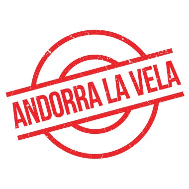 Andorra La Vela rubber stamp