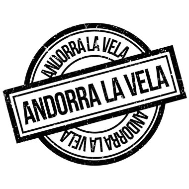 Andorra La Vela rubber stamp