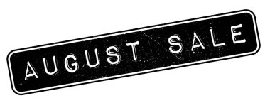 Ağustos Satılık lastik damgası