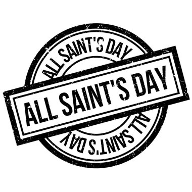 Tüm Aziz 'S gün lastik damgası