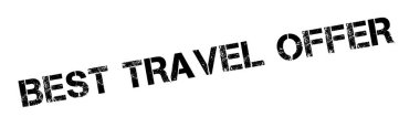 En iyi seyahat teklif lastik damgası