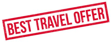 En iyi seyahat teklif lastik damgası