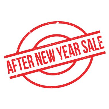 Yeni yıl satış lastik damgası sonra