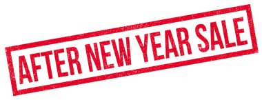 Yeni yıl satış lastik damgası sonra