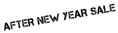 Yeni yıl satış lastik damgası sonra