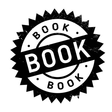 Kitap damgası. Grunge tasarım toz çizikler ile