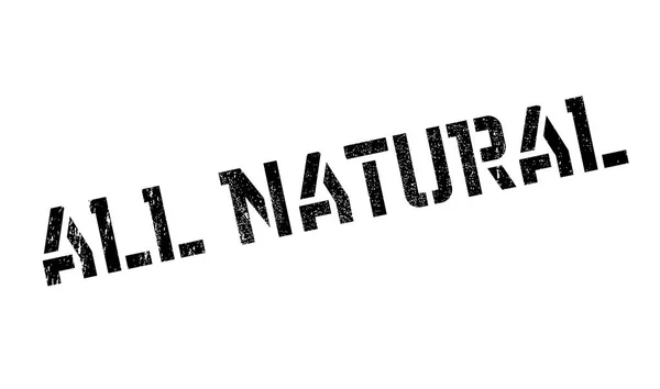 Todo sello natural. Diseño grunge con arañazos de polvo . — Archivo Imágenes Vectoriales