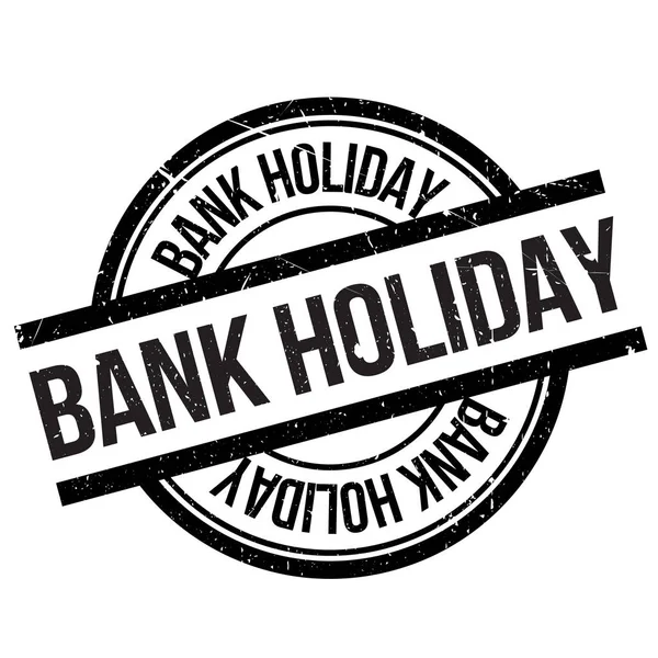Bank holiday stamp — Stock Vector