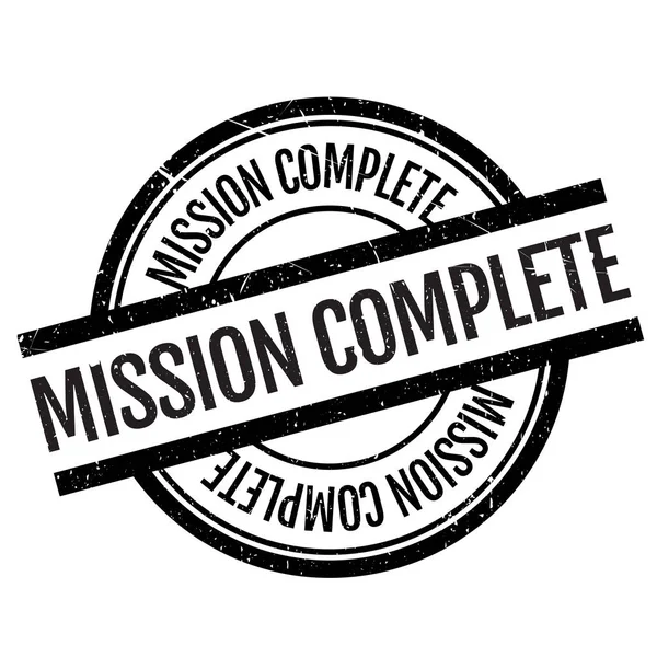 Mission complete stamp — Stock Vector