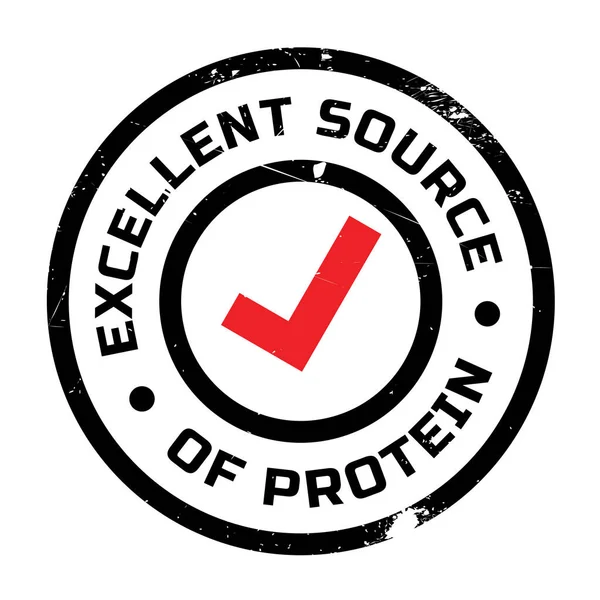 Excelente fonte de selo de proteína — Vetor de Stock