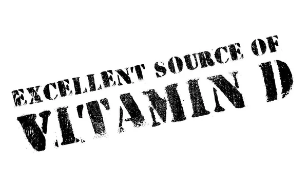 Excelente fonte de vitamina D selo — Vetor de Stock