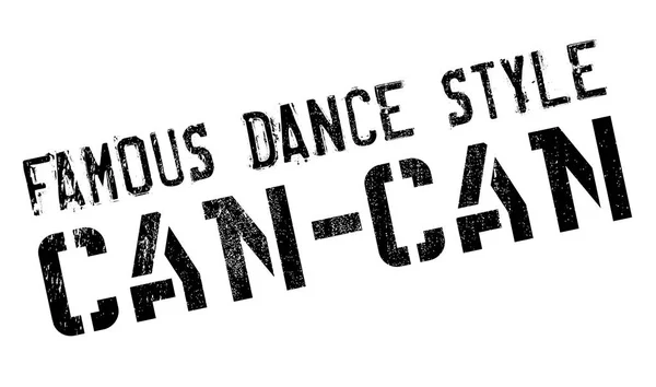 Ünlü dans stili, Can-Can damgası — Stok Vektör