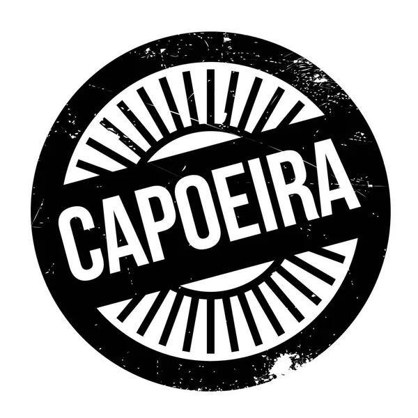 Estilo de dança famoso, carimbo Capoeira — Vetor de Stock