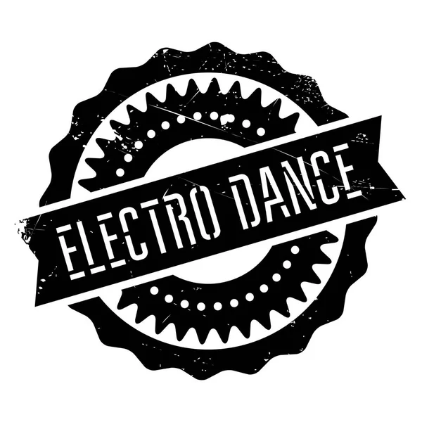 有名なダンス スタイル、エレクトロ ・ ダンス スタンプ — ストックベクタ