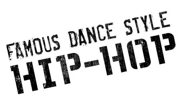 Знаменитый танцевальный стиль, хип-хоп марка — стоковый вектор