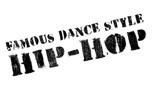 Ünlü dans stili, Hip-Hop damgası — Stok Vektör