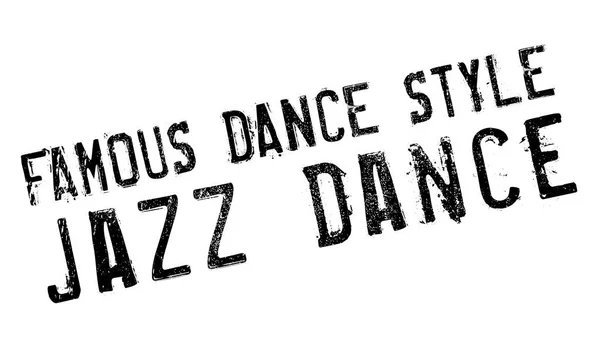 有名なダンス スタイル、ジャズ ダンス スタンプ — ストックベクタ