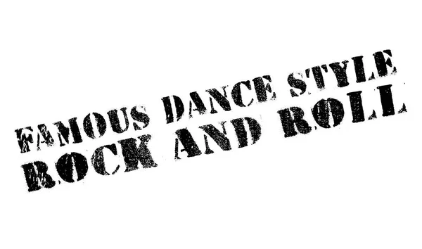 有名なダンス スタイル、ロックン ロール スタンプ — ストックベクタ