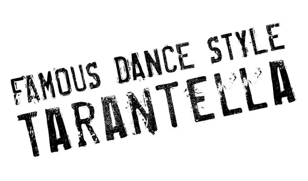 Ünlü dans stili, Tarantella damgası — Stok Vektör