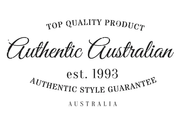 Carimbo autêntico do produto australiano —  Vetores de Stock