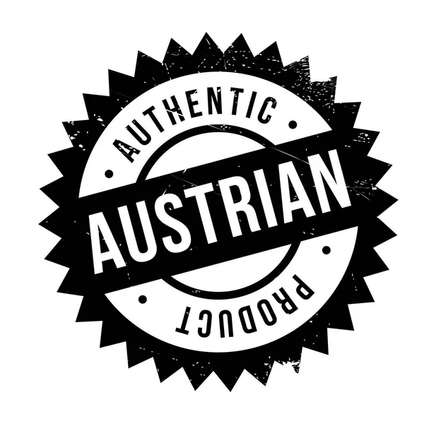 Timbro autentico prodotto austriaco — Stok Vektör