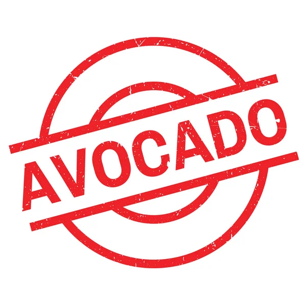 Avocado-Stempel — Stockvektor