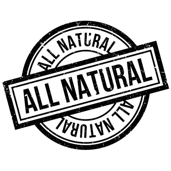 Alla naturliga gummistämpel — Stock vektor