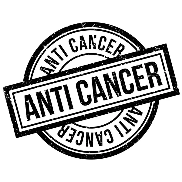 Anti-kanker rubber stempel — Stockvector