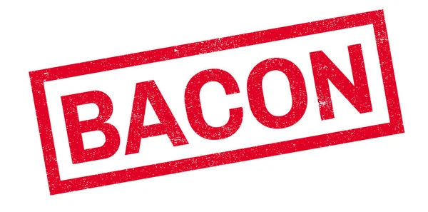 Carimbo de borracha de bacon —  Vetores de Stock