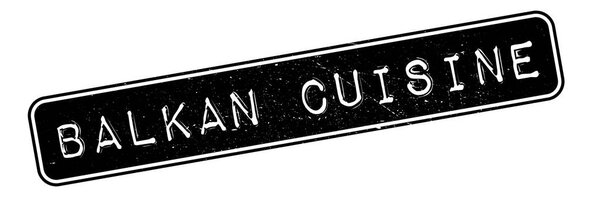 Резиновая марка Балканской кухни
