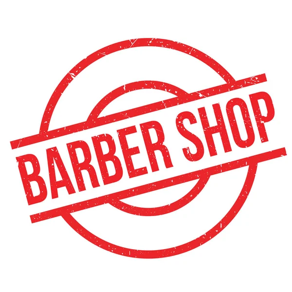 Barbeiro loja carimbo de borracha — Vetor de Stock