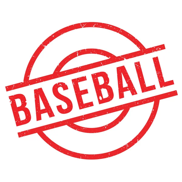 Μπέιζμπολ καουτσούκ σφραγίδα — Διανυσματικό Αρχείο