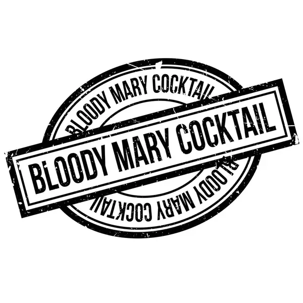 Sello de goma Bloody Mary Cocktail — Vector de stock