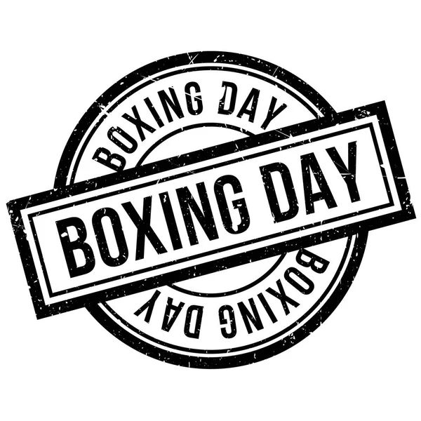 Резиновая марка Дня бокса — стоковый вектор
