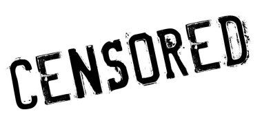 sansürlü lastik damgası