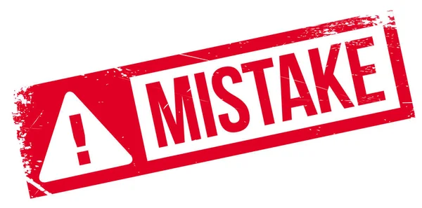Mistake rubber stamp — Stock Vector