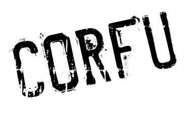 Corfu damga kauçuk grunge