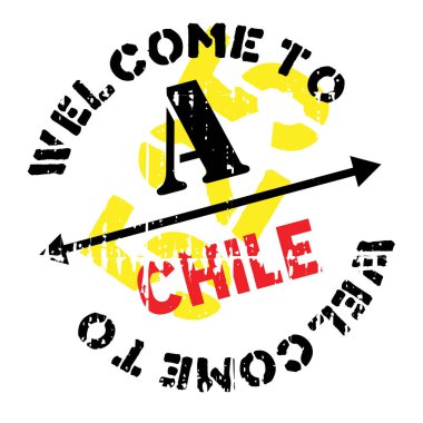 Şili pul kauçuk grunge