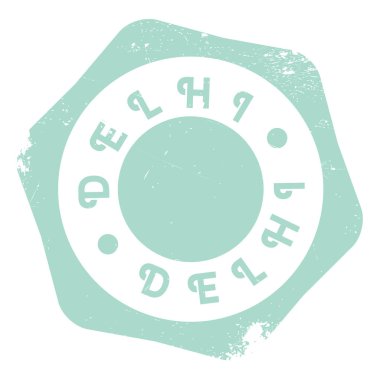 Delhi damga kauçuk grunge