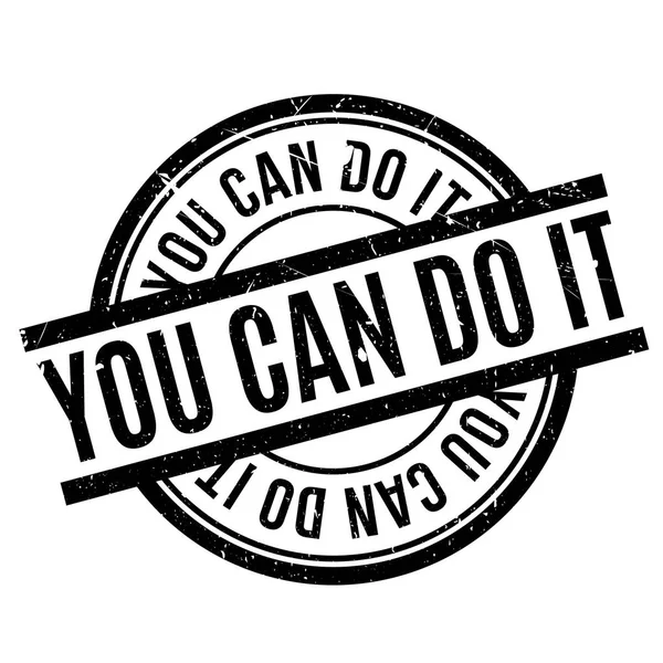 You Can Do It rubber stamp — Stock Vector