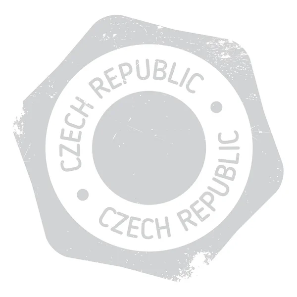 Cseh Köztársaság bélyegző — Stock Vector