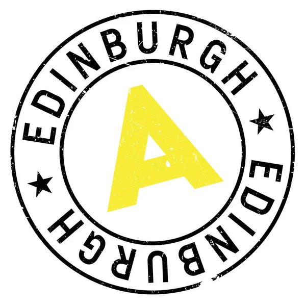 Grunge de goma de sello Edimburgo — Vector de stock