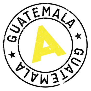 Guatemala damga kauçuk grunge