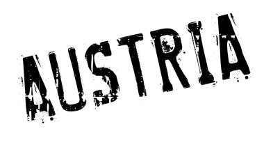 Avusturya damga kauçuk grunge