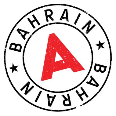 Bahreyn damga kauçuk grunge