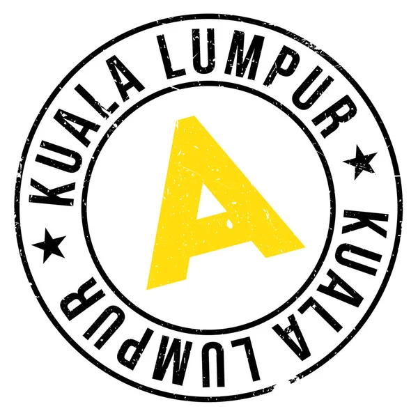 Kuala lumpur stämpel — Stock vektor