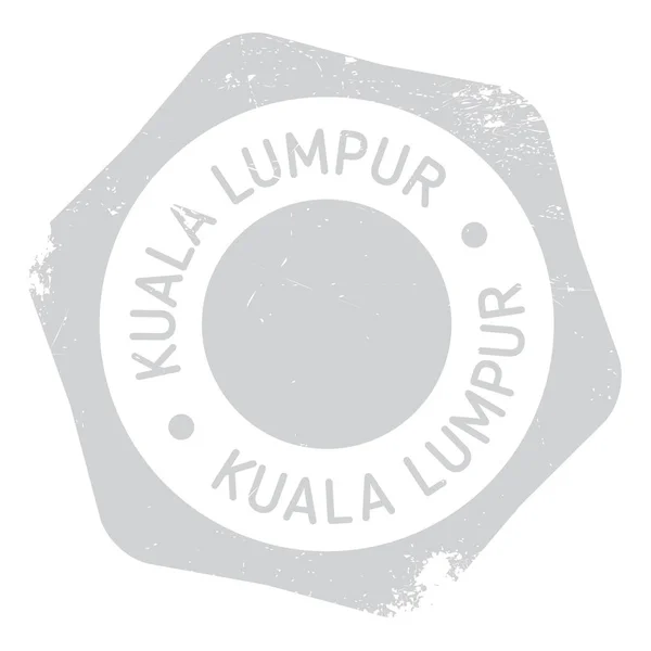 Timbro Kuala Lumpur — Vettoriale Stock