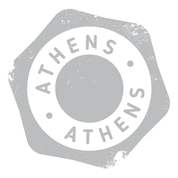 Athens Stempelgummi-Grunge — Stockvektor