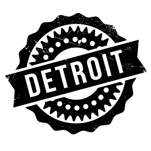 Detroit sello de goma grunge — Vector de stock