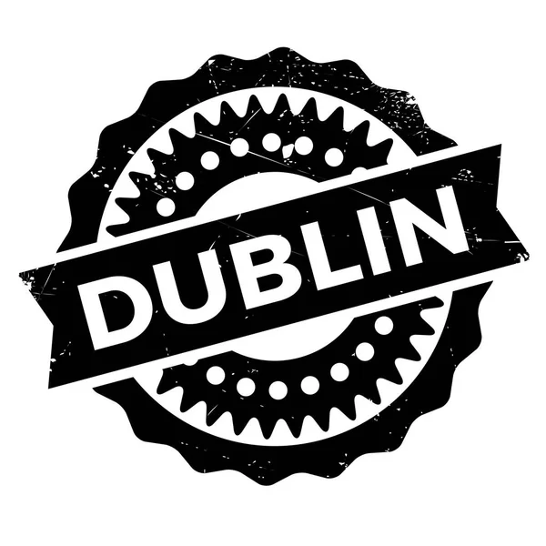 Dublin Stempel Gummi Grunge — Stockvektor